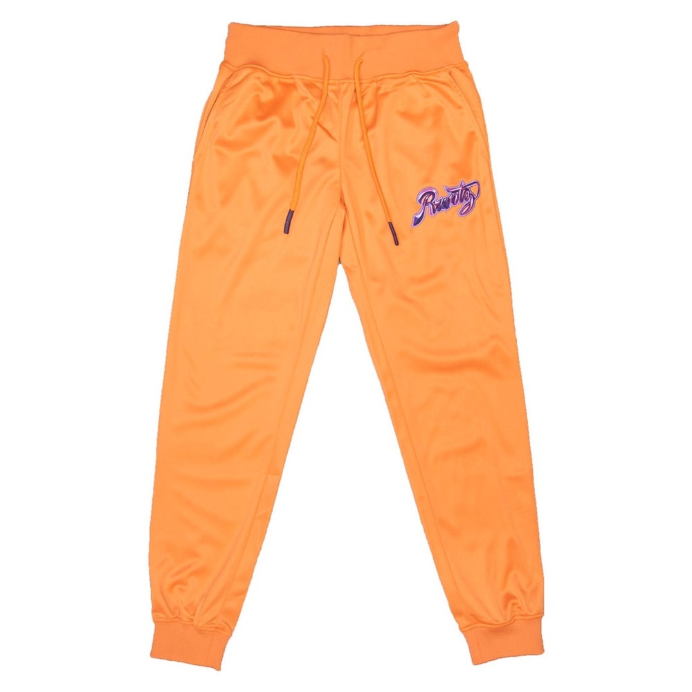 RUNTZ orange womens track pants / joggers